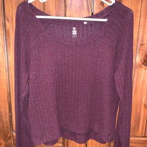 Women’s long sleeve crop tops